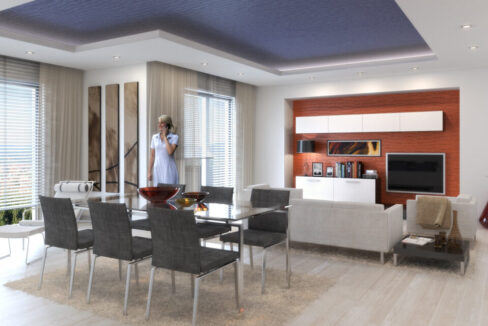 Kağıthane Blox Haliç Sitesi 2. Etapta Satılık 2+1 Arakat Daire
