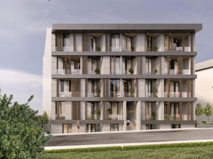 Neva Flats Kemerburgaz dış cephe ve proje genel görünümü